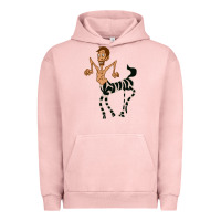 Pigment Salmon zebra in america doodle Urban Hoodie - tuanDangUi