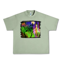 Oil Green halloween background Urban Heavy Tee - JahusDesignShop