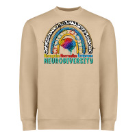 Recognize Normalize Embrace Neurodiversity Autism Heavyweight Sweatshirt | Teevron