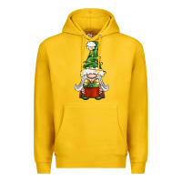 Lemon Christmas Gnome With Gift Premium Hoodie - BundleAndBundleShop
