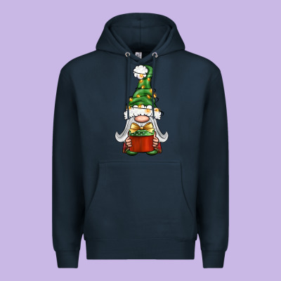 Christmas Gnome With Gift Premium Hoodie Designed By Bundleandbundleshop