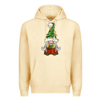 Pina Colada Christmas Gnome With Gift Premium Hoodie - BundleAndBundleShop