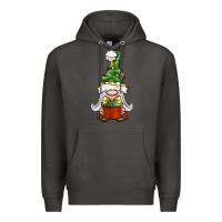 Smoke Christmas Gnome With Gift Premium Hoodie - BundleAndBundleShop