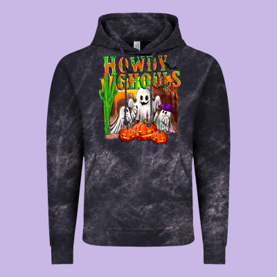 Howdy Ghouls Vintage Hoodie Designed By Nancycooperartshop