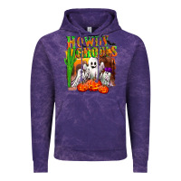 Cloud Purple Howdy ghouls Vintage Hoodie - NancyCooperArtShop
