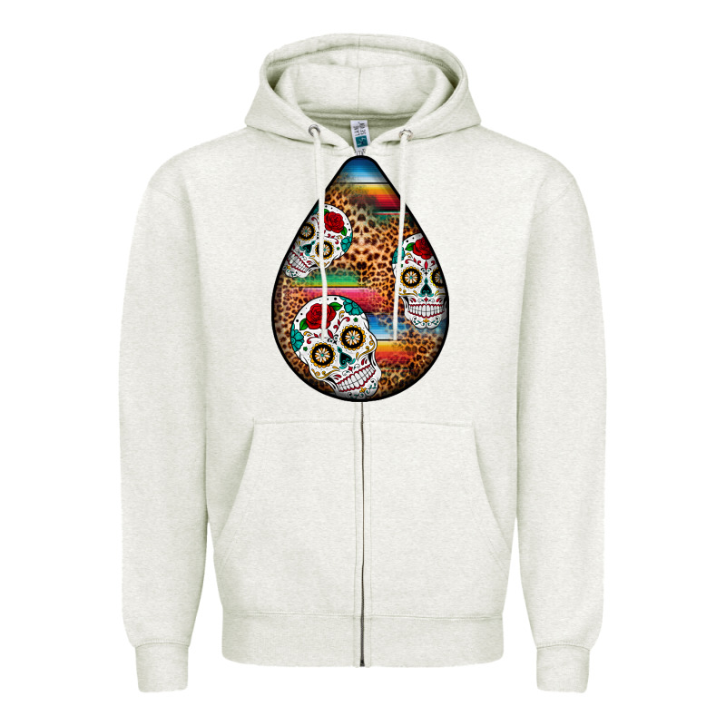 Mexican Teardrop  2 Zipper Hoodie by BundleAndBundleShop | Teevron