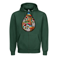 Sports Green mexican teardrop  2 Zipper Hoodie - BundleAndBundleShop