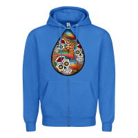 True Royal mexican teardrop  2 Zipper Hoodie - BundleAndBundleShop