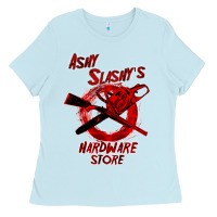 Baby Blue ashy slashy's hardware store Ladies Tee - tuanDangUi
