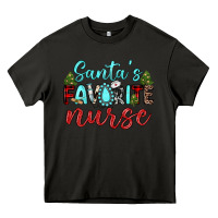 Asphalt santa s favorite nurse Heavy Core Tee - JahusDesignShop