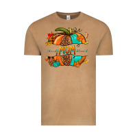 Vintage Camel thankful grateful blessed mom pumpkin Vintage Tee - NancyCooperArtShop