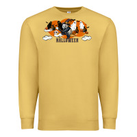 Antique Gold Hallowen Panda Premium Sweatshirt - LillyAllenDesigns