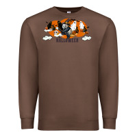 Chestnut Hallowen Panda Premium Sweatshirt - LillyAllenDesigns