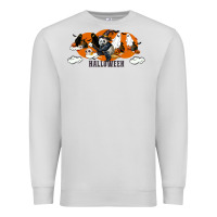 Dove Grey Hallowen Panda Premium Sweatshirt - LillyAllenDesigns