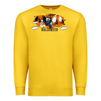 Lemon Hallowen Panda Premium Sweatshirt - LillyAllenDesigns