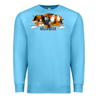 Ocean Blue Hallowen Panda Premium Sweatshirt - LillyAllenDesigns
