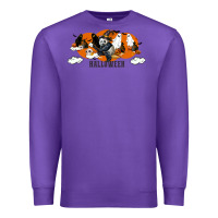 Purple Hallowen Panda Premium Sweatshirt - LillyAllenDesigns