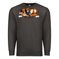 Smoke Hallowen Panda Premium Sweatshirt - LillyAllenDesigns
