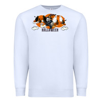 White Hallowen Panda Premium Sweatshirt - LillyAllenDesigns