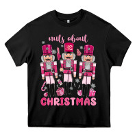 Black nuts about  christmas Heavy Core Tee - MaliasSmallBusiness