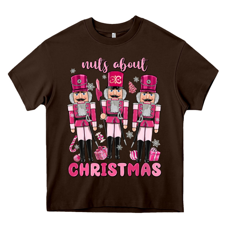 Nuts About  Christmas Heavy Core Tee by MaliasSmallBusiness | Teevron