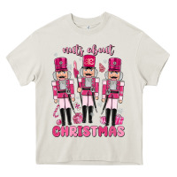 Cream nuts about  christmas Heavy Core Tee - MaliasSmallBusiness