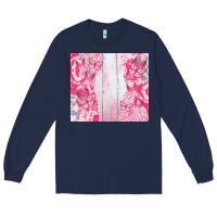 Navy custom name Long Sleeve Tee - CowGirlArtShop