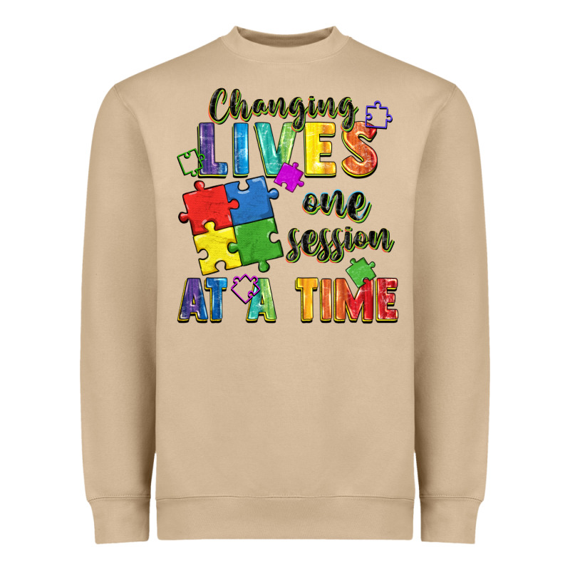 Changing Lives One Session At A Time Heavyweight Sweatshirt by FaDigitalArtStudio | Teevron