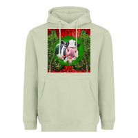 Matcha christmas holstein Heavyweight Hoodie - LillyAllenDesigns