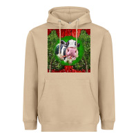 Mushroom christmas holstein Heavyweight Hoodie - LillyAllenDesigns