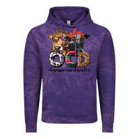Cloud Purple OCD Obsessive Cow Disorder Vintage Hoodie - texasbilliewilder