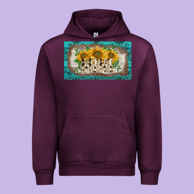 Western Mother's Day Mini  Cup Urban Hoodie Designed By Barkaloodesign