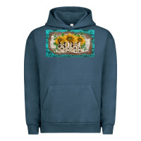 Pigment Midnight Navy western mother's day mini  cup Urban Hoodie - BarkalooDesign