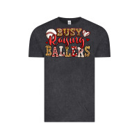 Vintage Black busy raising ballers baseball Vintage Tee - Jasminsmagicworld