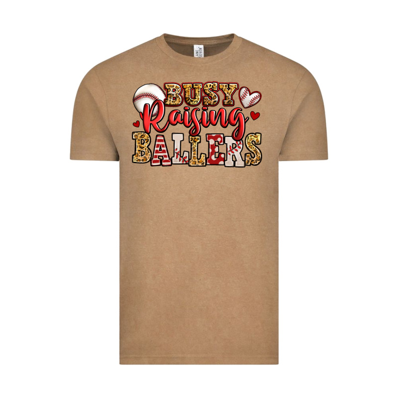 Busy Raising Ballers Baseball Vintage Tee by Jasminsmagicworld | Teevron