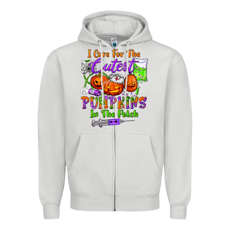 I Care For The Cutest Pumpkins In The Patch Zipper Hoodie by BundleAndBundleShop | Teevron