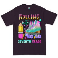 Plum rolling into seventh grade Premium Tee - BundleAndBundleShop