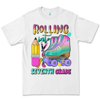 White rolling into seventh grade Premium Tee - BundleAndBundleShop