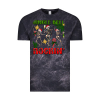 Cloud Black Jingle bell rockin' Vintage Tee - NancyCooperArtShop