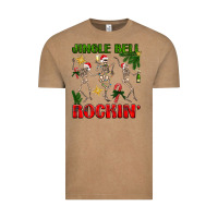 Vintage Coffee Jingle bell rockin' Vintage Tee - NancyCooperArtShop