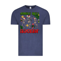Vintage Denim Jingle bell rockin' Vintage Tee - NancyCooperArtShop