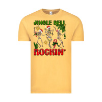 Vintage Mustard Jingle bell rockin' Vintage Tee - NancyCooperArtShop
