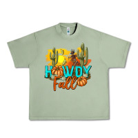 Oil Green Howdy Fall Urban Heavy Tee - texasbilliewilder