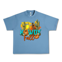 Pebble Blue Howdy Fall Urban Heavy Tee - texasbilliewilder
