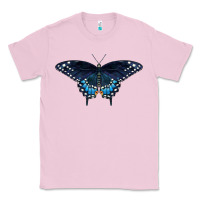 Bubblegum Pink Black Swallowtail Butterfly Classic Tee - LillyAllenDesigns