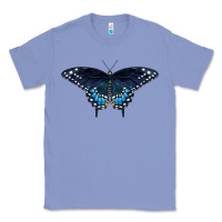 Colony Blue Black Swallowtail Butterfly Classic Tee - LillyAllenDesigns