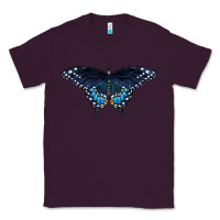 Plum Black Swallowtail Butterfly Classic Tee - LillyAllenDesigns