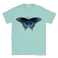 Seafoam Black Swallowtail Butterfly Classic Tee - LillyAllenDesigns