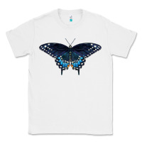 White Black Swallowtail Butterfly Classic Tee - LillyAllenDesigns