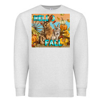 Oatmeal Heather Hello Fall Rabbit Premium Sweatshirt - LillyAllenDesigns